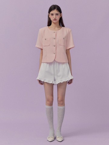 Radian Tweed Short Sleeve Jacket