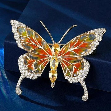 【巴黎精品】現貨+預購 女西裝高級胸針裝飾別針領針襯衫防走光釦首飾-珐琅蝴蝶昆蟲女配件3色a1jx113