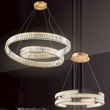 三色光進口水晶吊燈  49-60601、60602