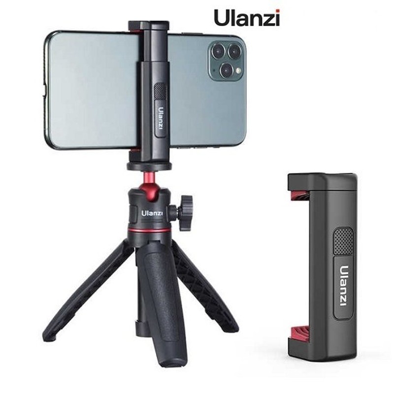 Ulanzi 超小型スマホホルダーとベストセラーミニ三脚セット St 19 Mt 08 ウランジ スマホ自撮り棒 スマホ三脚 ミニ三脚 自由雲台付き 卓上三脚 通販 Lineポイント最大0 5 Get Lineショッピング