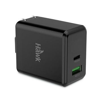 Hawk 25W高速PD電源供應器(黑)
