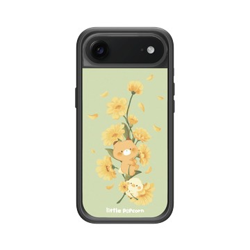 iPhone Air Mod NX -邊框背蓋組合 (相機按鈕) 黑 - 小玉米花 Littlepopcorn - 金盞花