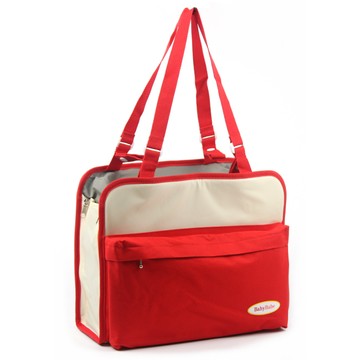 BabyBabe 實用親子外出袋(媽媽袋)-紅色