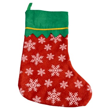 雪花紛飛聖誕襪 Set 6個  17吋  1組