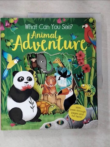 【書寶二手書T2／少年童書_UNP】What Can You See: Animal Adventure_Perera, Maria