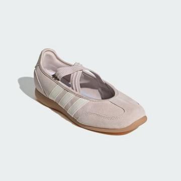 adidas 愛迪達 休閒鞋 Barreda Mary Jane 女鞋 瑪莉珍鞋 粉紅 膠底 復古 KJ2254