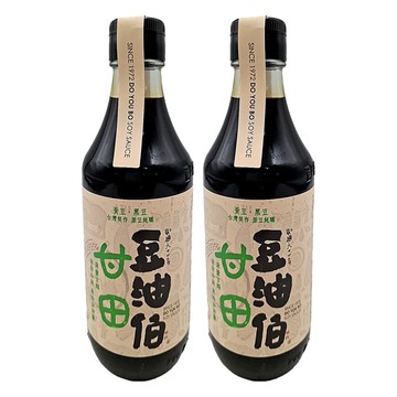 豆油伯 甘田釀造醬油 薄鹽  300ml  2瓶