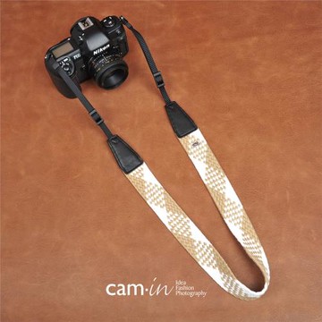 cam-in 編織系列專業時尚相機背帶 通用接口 cam8673