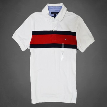 Tommy Hilfiger 男生 短袖 polo衫 白 2008