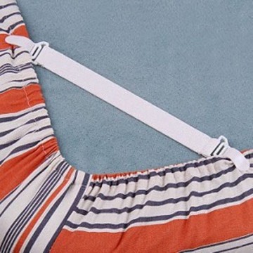 居家寶盒sv9503防止床單滑落 4入 多用途床單固定器 棉被鬆緊帶 床單床罩床組床套固定扣 彈