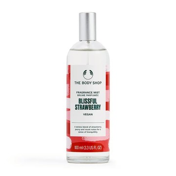 【THE BODY SHOP】花果戀歌草莓&牡丹身體芳香菁露-100ML