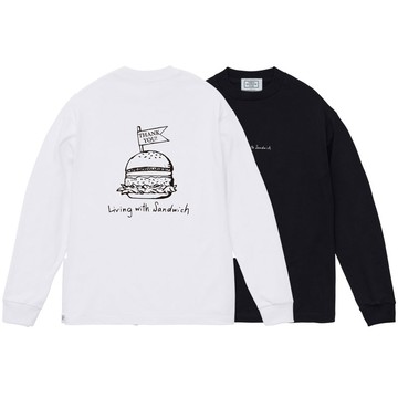 TOKYO SANDWICH CLUB 日本線 東京三明治俱樂部 T.S.C. 漢堡 長T (二色)