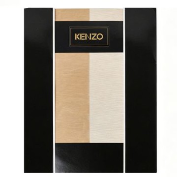 KENZO 日本製著壓型加工高透感設計絲襪(膚色23/M-L)