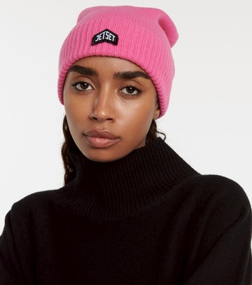 Jet Set Logo wool beanie