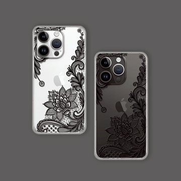 CreASEnse 戀法蕾絲系列 誘惑女伶（黑） 手機殼 空壓殼 支援多型號 CSBO09