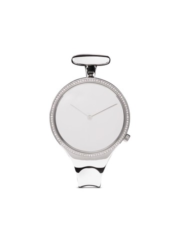 Georg Jensen - Vivianna white diamond 34mm - women - White Diamond/stainless steel/Sapphire Crystal - S - SILVER