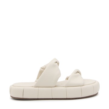 Themoire - Linen Faux Leather Phoenix Flats