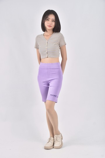 (M) marc jacobs高腰紫色短褲