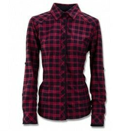 [ WILDLAND 荒野 ] 女 格子布保暖襯衫  / 0A02203