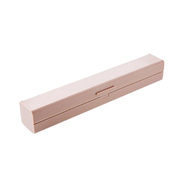 【好物良品】日式無印風冰箱磁吸保鮮膜切割收納盒粉色