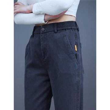 (免運)2025新款牛仔褲男士秋冬加絨厚潮流百搭休閑寬松直筒長褲爸爸男裝