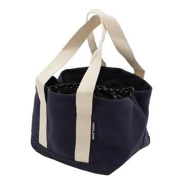 UNIFLAME 羽釜煮飯鍋收納袋 10號帆布 耐久耐用 和風配色 內裡抽繩束口袋  深藍色  1個