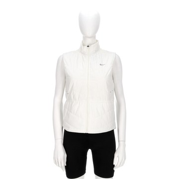 Nike Swift Tf Fill Vest 女款 米白色 立領 保暖 哨子 慢跑 背心 HV2656-133