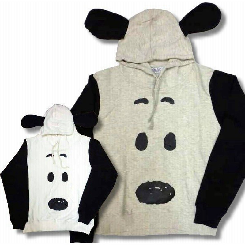 生産終了 再無 スヌーピー なりきり たれ耳フード メンズ パーカー 長袖 顔 柄 裏毛 薄手 春 秋 再入荷x2 Bia237 通販 Lineポイント最大0 5 Get Lineショッピング