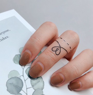 守護愛情-2入紋身貼紙 原創手繪設計