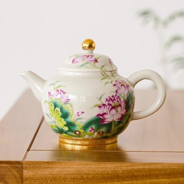 陶瓷茶壺單人大小號容量配件功夫茶壺家用白瓷泡茶具直銷多款可選