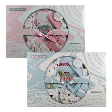 美國Elegant kids彌月禮盒-EL3185-11件式禮盒