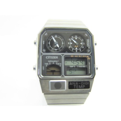 CITIZEN シチズン NA-DIGI TEMP デジアナ 8989-S116864(JG2101-78E) クォーツ メンズ 腕時計  □UA8423 | LINEブランドカタログ