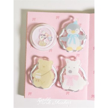 BLUELIFE 原創西高地企鵝小熊創意可愛卡通氣囊可伸縮磁吸支架