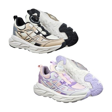 大童款-DIADORA音速大童慢跑鞋13152卡其/13153粉紫