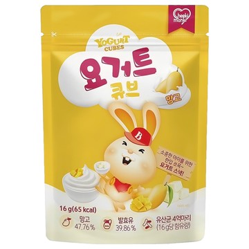 Cheeki monki 萌寶寶 優格餅  芒果  16g  1包