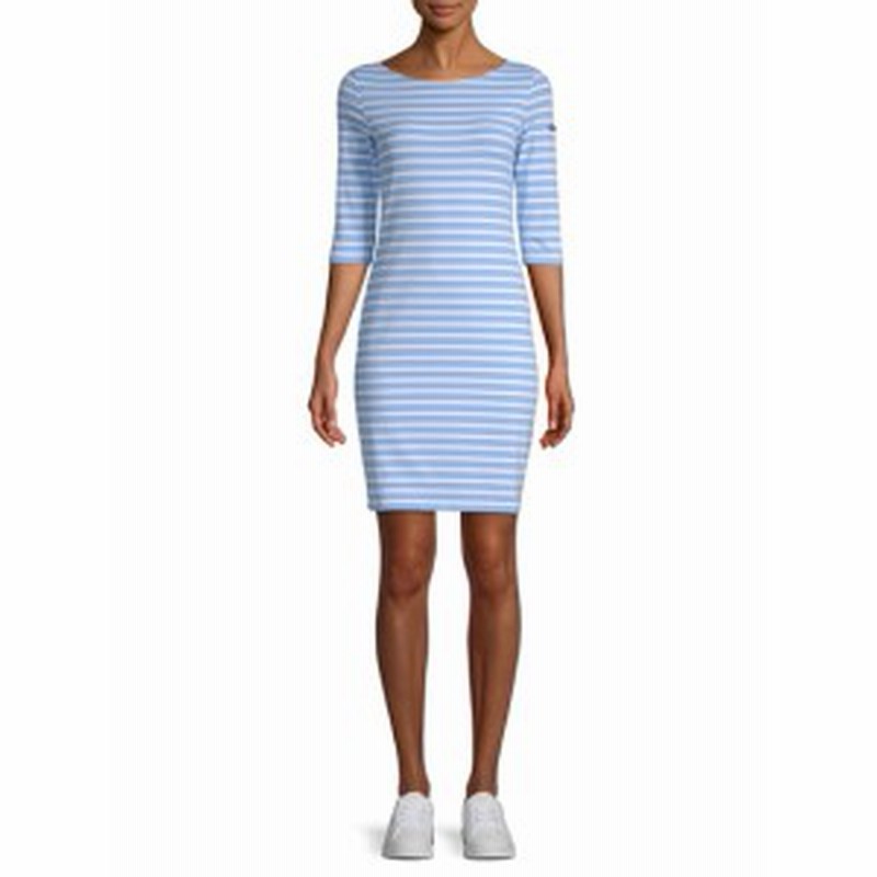 セント ジェームス レディース ワンピース Propriano Striped Shift Dress 通販 Lineポイント最大1 0 Get Lineショッピング