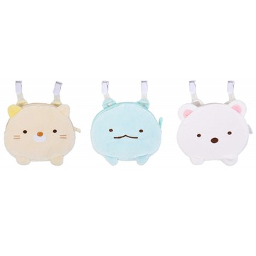 日本限定San-X角落生物造型小朋友包包角落小夥伴隨身小袋子SG0041貓咪蜥蝪白熊(附夾子夾衣服)
