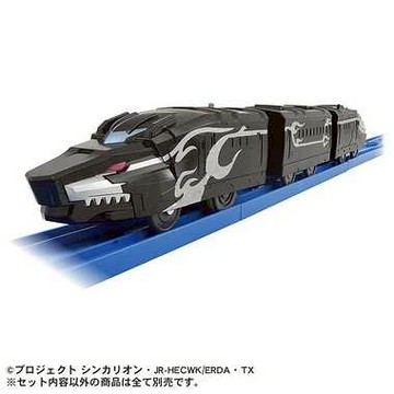《TAKARA TOMY》PLARAIL鐵道王國 黑暗新幹線-黑蒂斯(不可變形) 東喬精品百貨