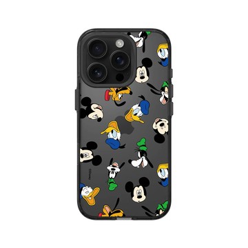 iPhone 16 Pro Clear (相機按鈕) 酷墨灰 - 迪士尼-米奇 Mickey - Sticker-米奇與他的朋友