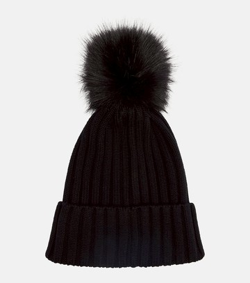 Moncler Ribbed-knit virgin wool beanie
