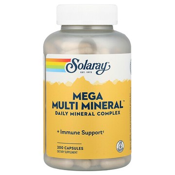 Solaray, Mega Multi Mineral™，200 粒膠囊