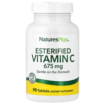 NaturesPlus, 酯化維生素 C，675 毫克，90 片