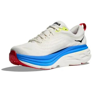 HOKA ONE ONE BONDI 8 BLANC DE BLANC VIRTUAL BLUE