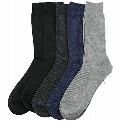 ワイズファクトリー メンズ ビジネス ソックス 靴下 フォーマル 紳士 26-28cm(5足セットA