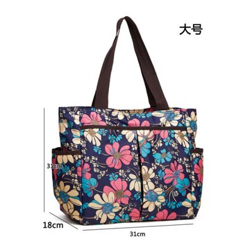 手提包大號短途旅行多口袋手拎媽咪包外出大容量購物袋旅行女士包