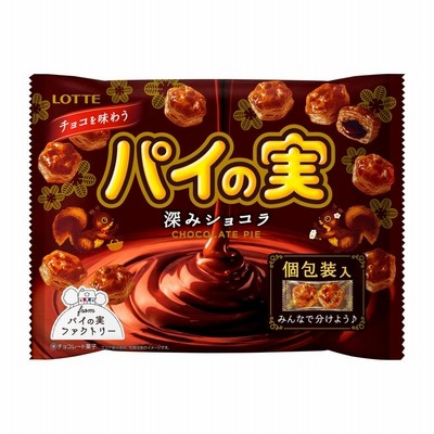 LOTTE パイの実 シェアパック 深みショコラ 124g