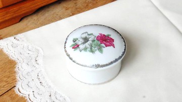 法國復古陶瓷首飾盒