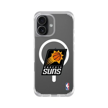 iPhone 17 ClearX (MagSafe 兼容) 晶透白 - NBA - Logo-鳳凰城太陽 Phoenix Suns