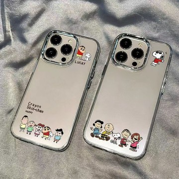 卡通史努比適用蘋果17Pro Max手機殼16靚眼鏡框13 Pro創意iPhone 11時尚防摔8plus高級感保護套
