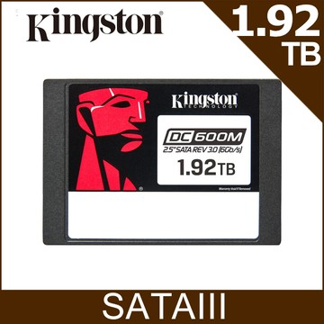 金士頓 Kingston 1920G DC600M  2.5”  SATA 3.0 SSD 企業級固態硬碟 (SEDC600M/1920G)